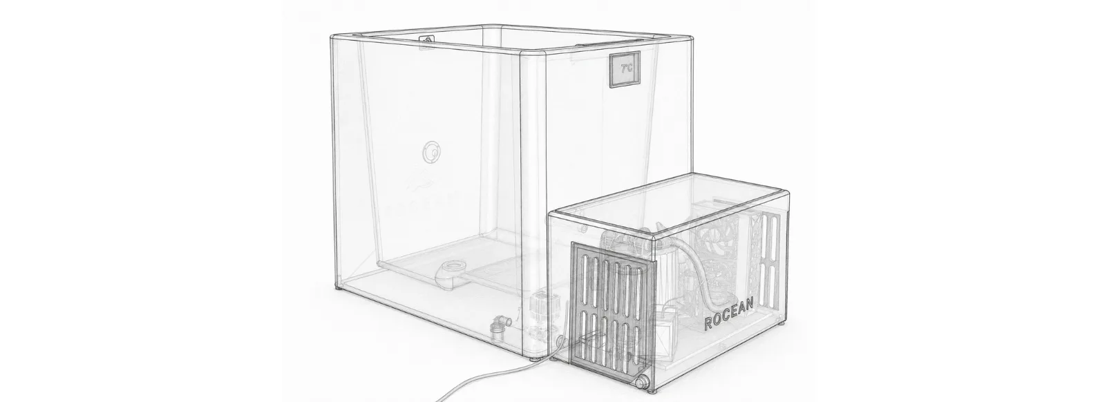 Rocean Box — integrated cold plunge with built-in chiller unit