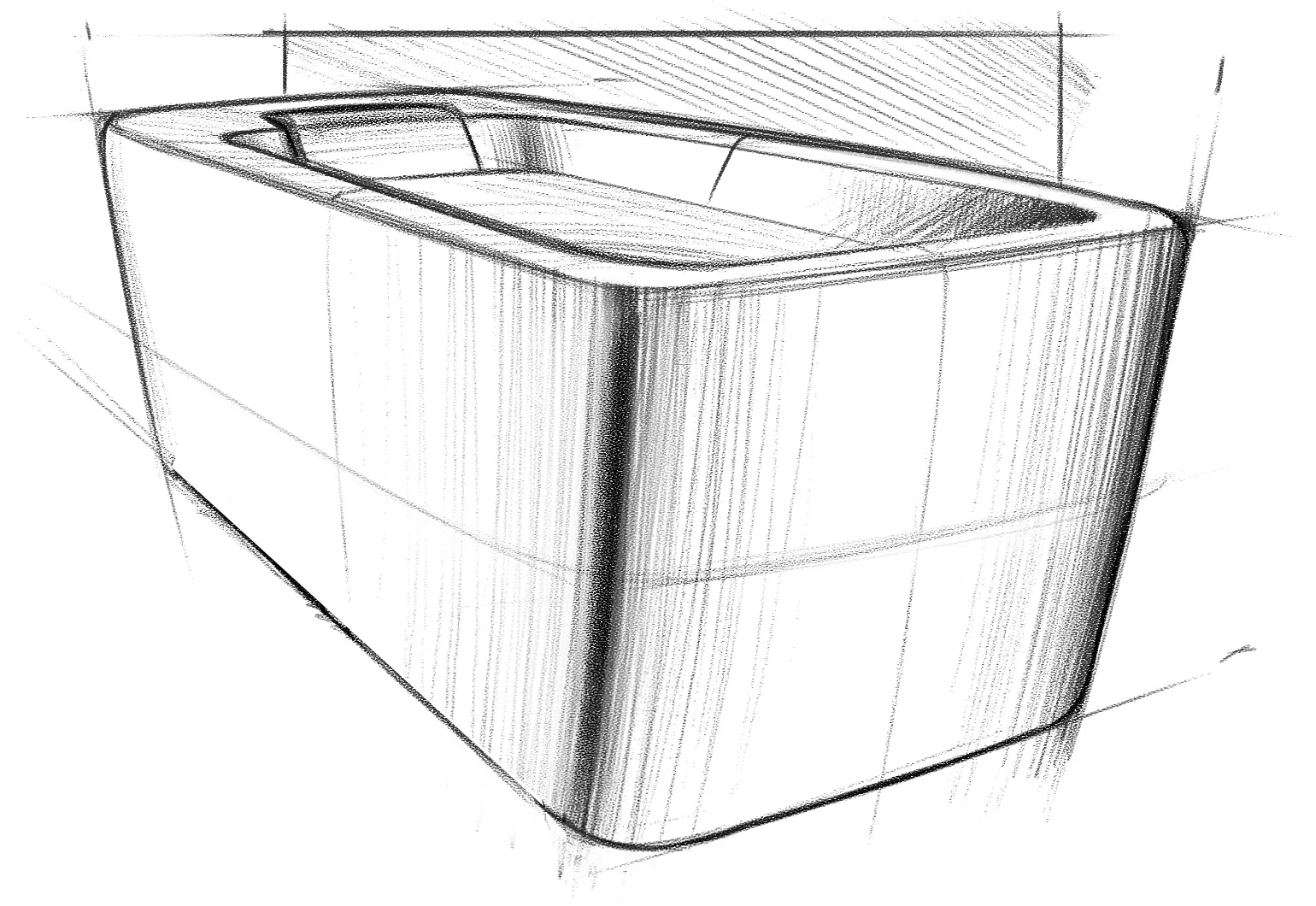 Rocean bath design sketch
