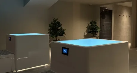 Rocean commercial wellness installation with two baths