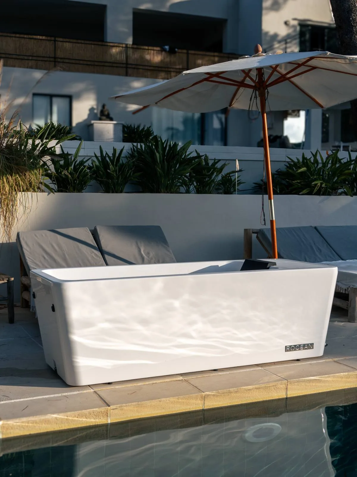 Rocean Bath by the pool