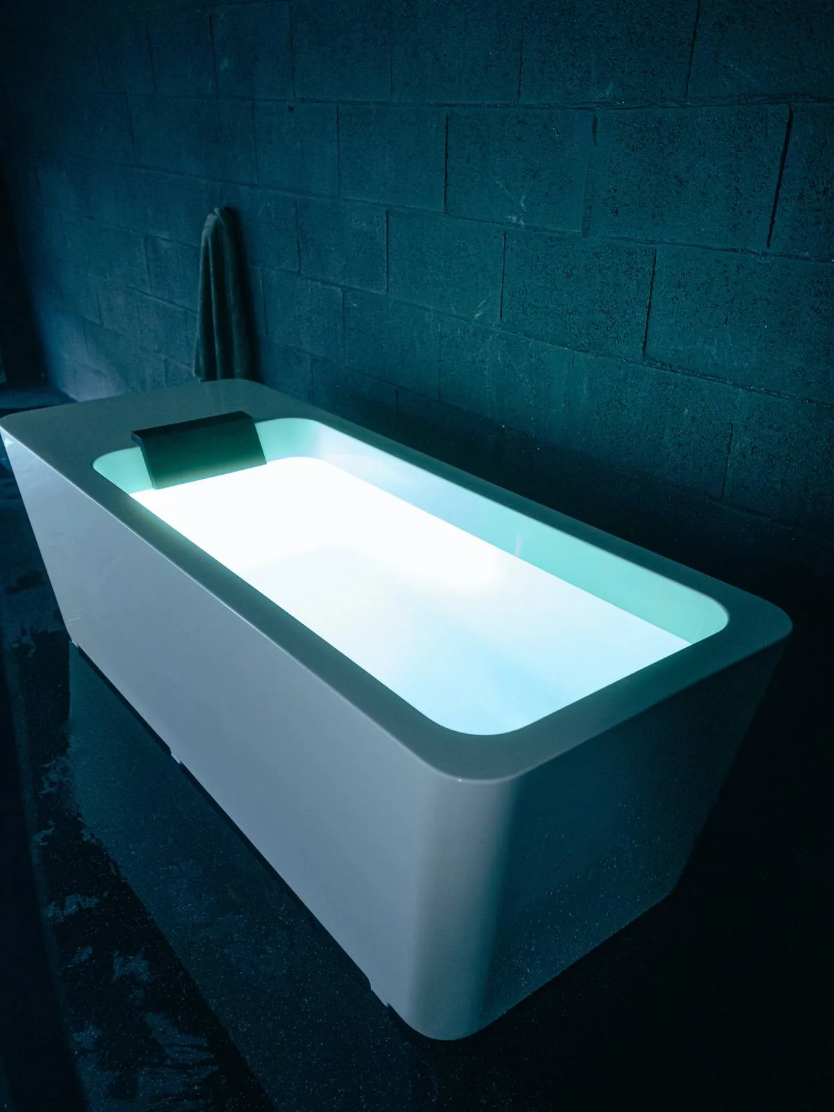 Rocean Bath illuminated indoors