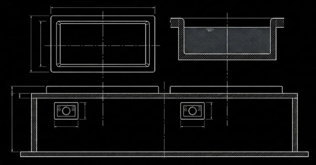 Rocean technical drawing