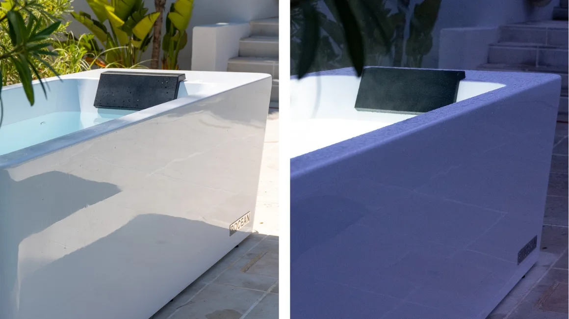 Rocean Bath outdoor detail views